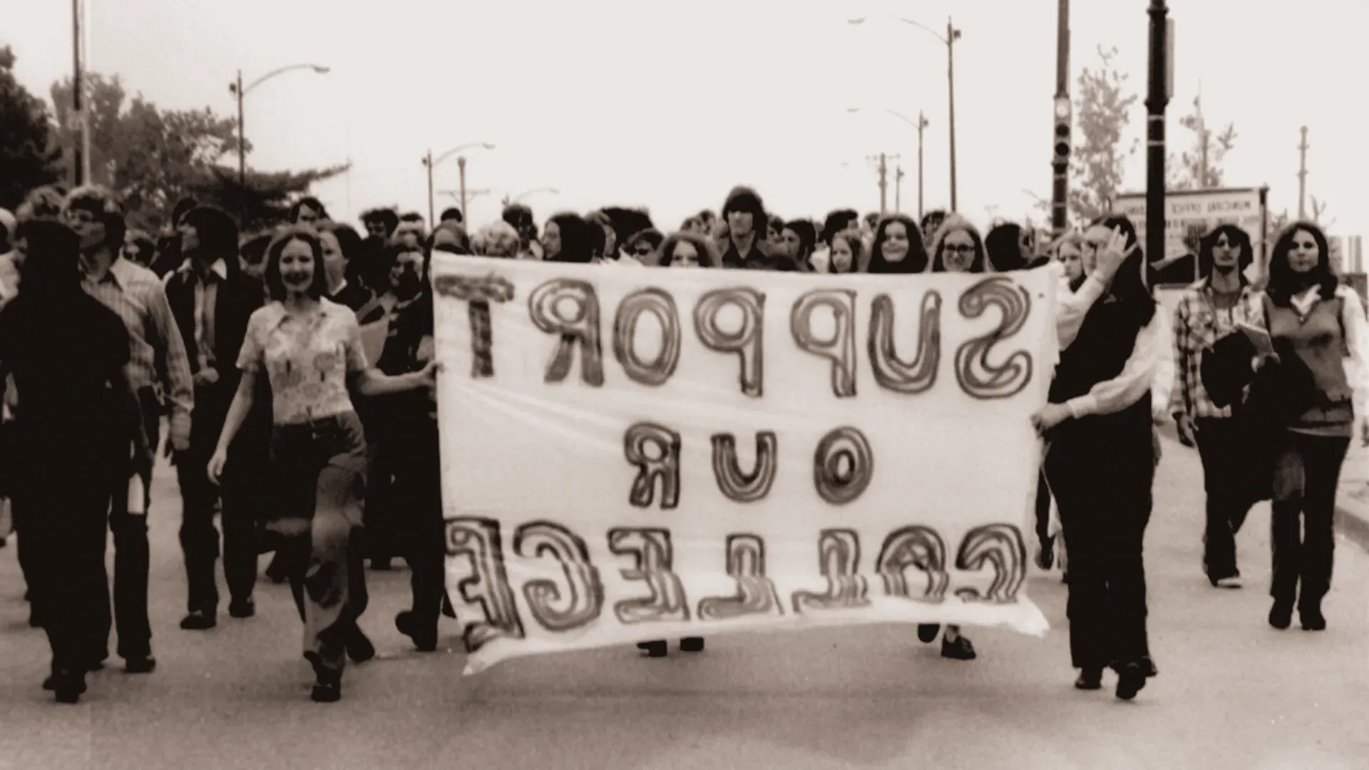 Mil Levy rally supporting the college in the 1960s